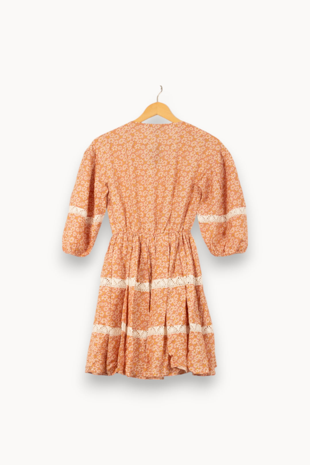Robe Courte Rose et Blanche - Taille XS/34 de la marque Maje | PARAD51394 - Vendu par Paradigme - Image 4