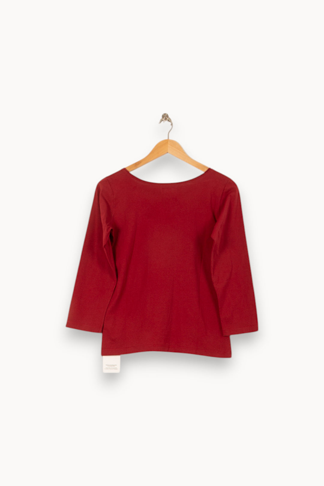 Tee-shirt Bordeaux - Taille M/38 de la marque Agnès b. | PARAD51400 - Vendu par Paradigme - Image 4