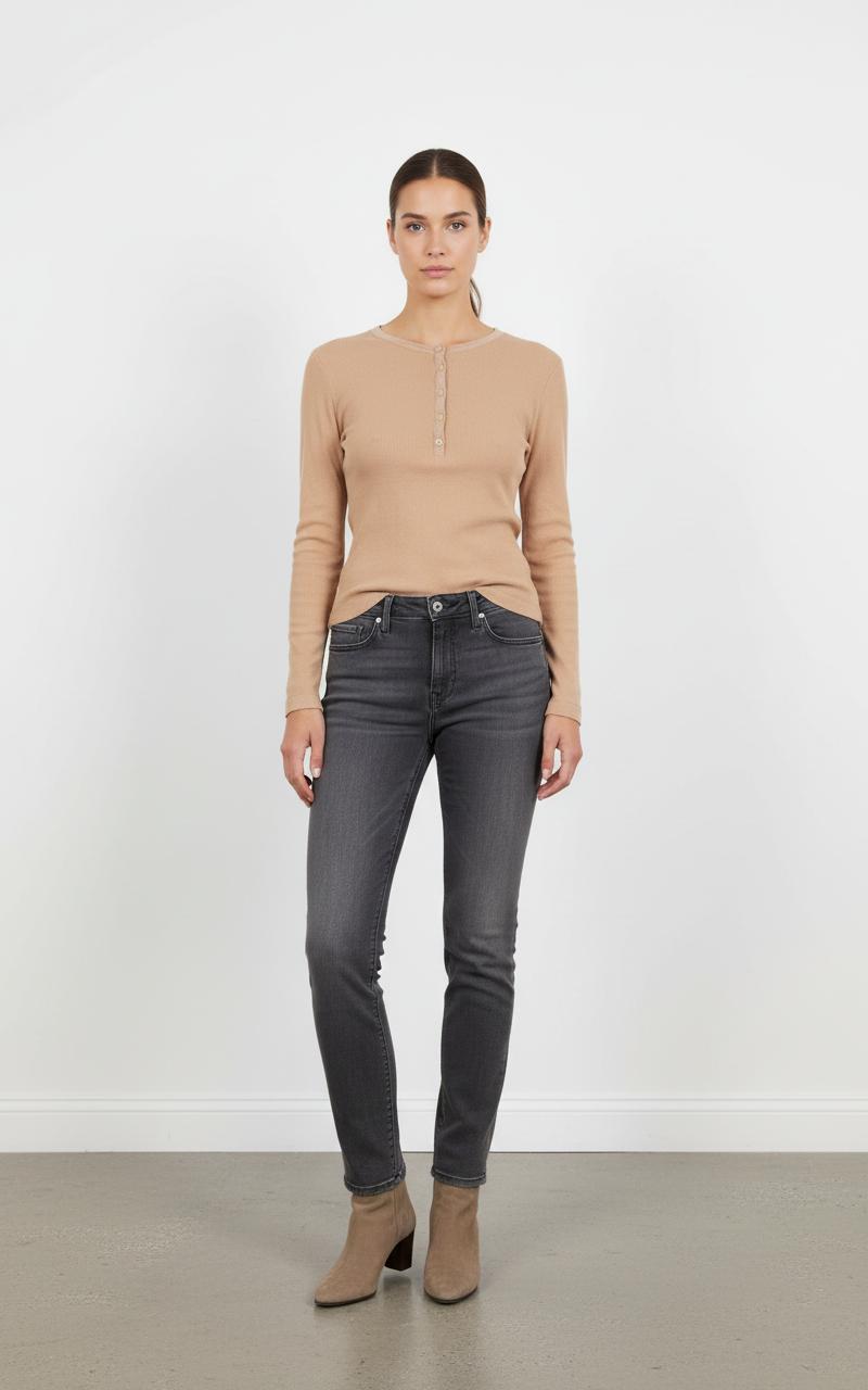 Henley Beige - Taille T.U.