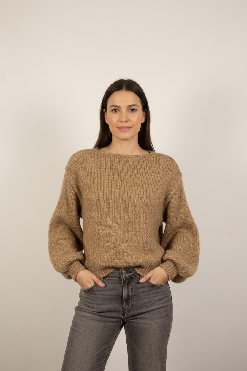 Pull Beige - Taille S/36