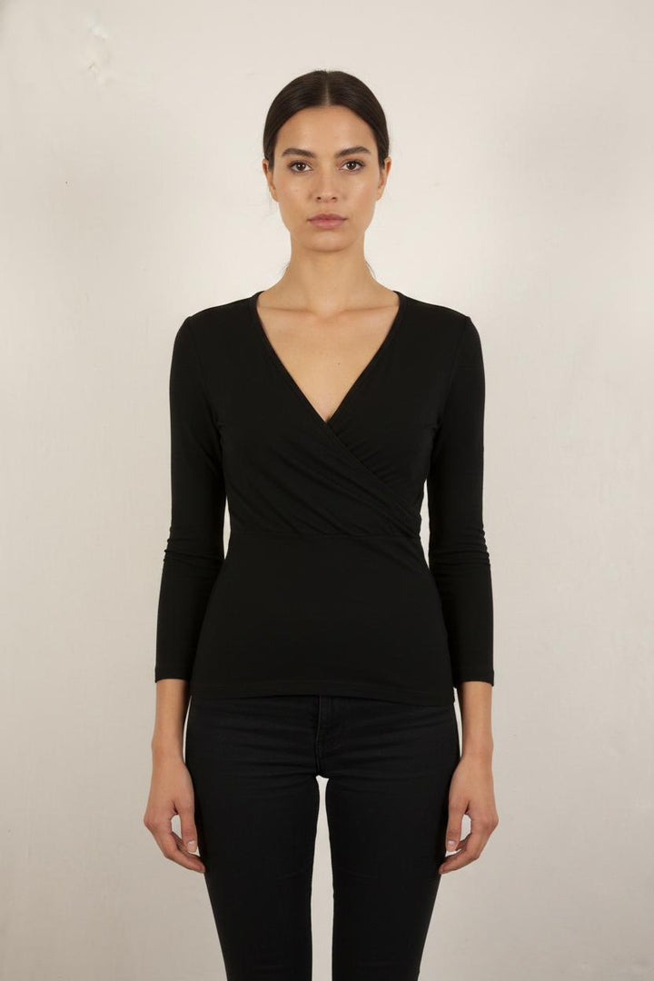 Cache-cœur Noir - Taille T.U.