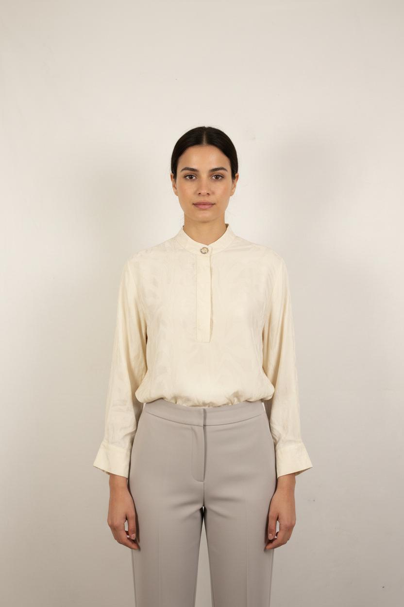 Blouse Beige - Taille S/36