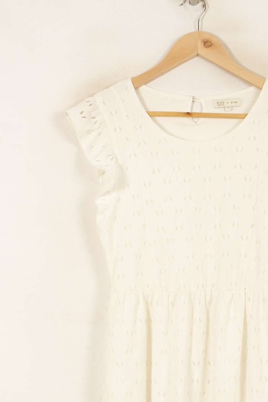 Robe Courte Beige - Taille S/36 de la marque IKKS | PARAD51454 - Vendu par Paradigme - Image 3