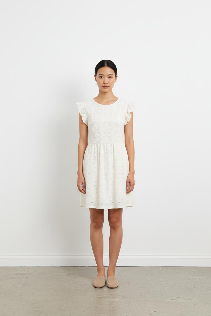 Robe Courte Beige - Taille S/36