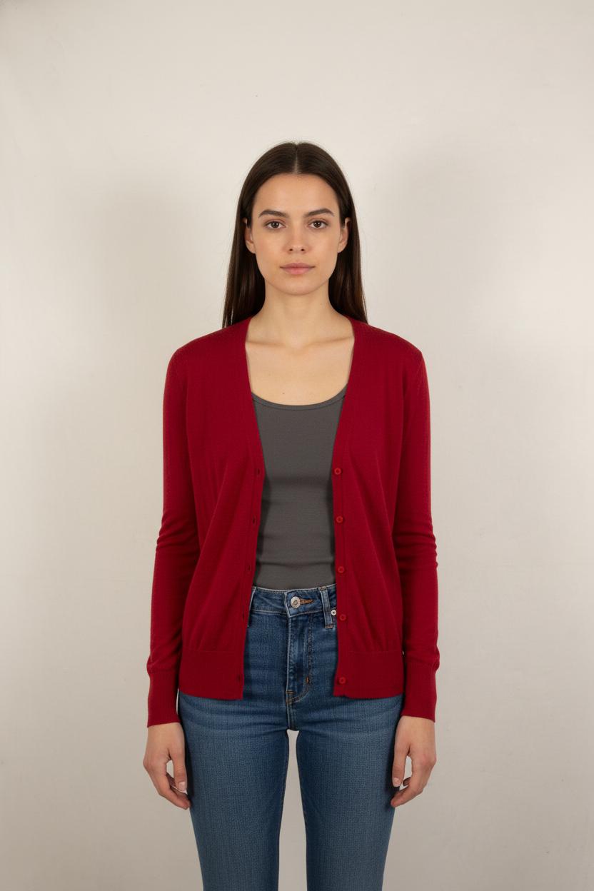 Cardigan Rouge - Taille T.U.