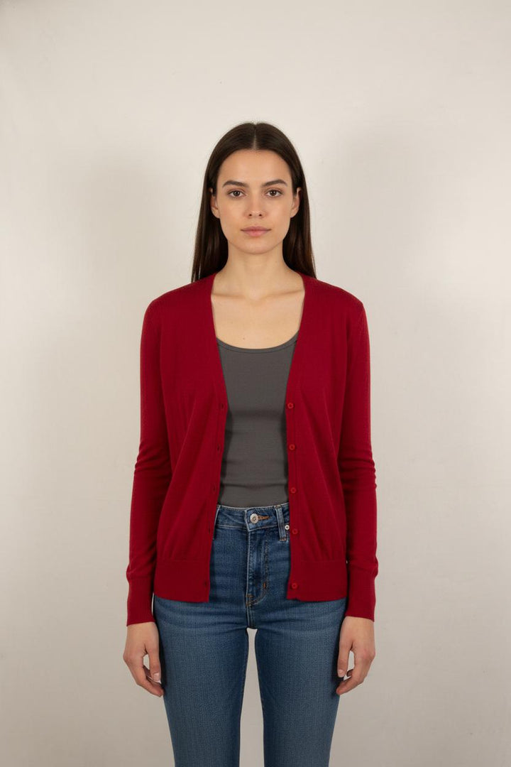 Cardigan Rouge - Taille T.U.