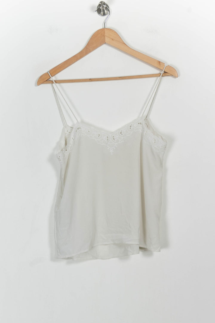 Caraco Blanc - Taille M/38 de la marque Sézane | PARAD51470 - Vendu par Paradigme - Image 4