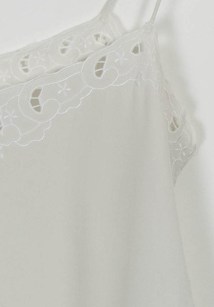 Caraco Blanc - Taille M/38 de la marque Sézane | PARAD51470 - Vendu par Paradigme - Image 3