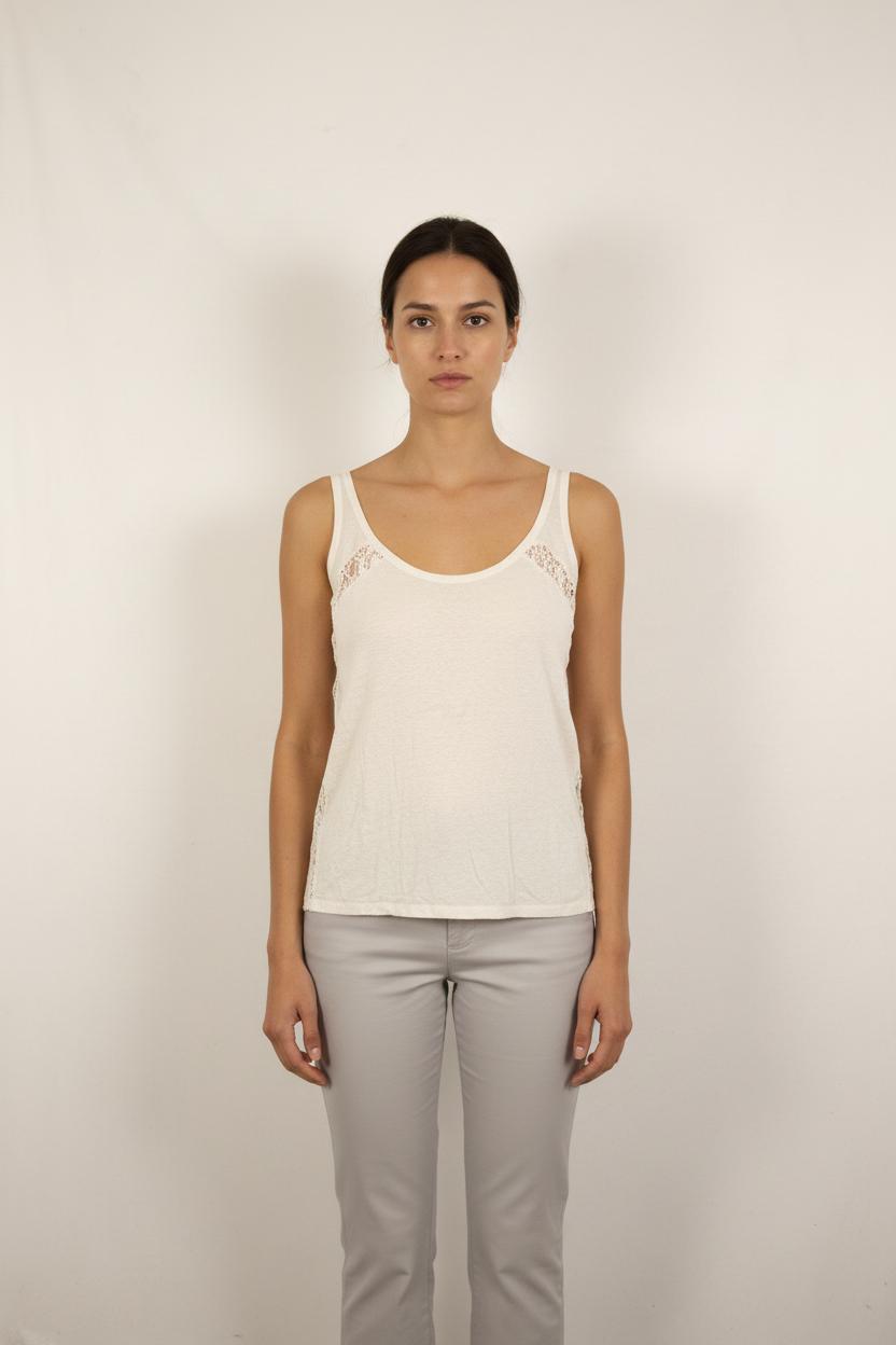Débardeur Blanc - Taille T.U.