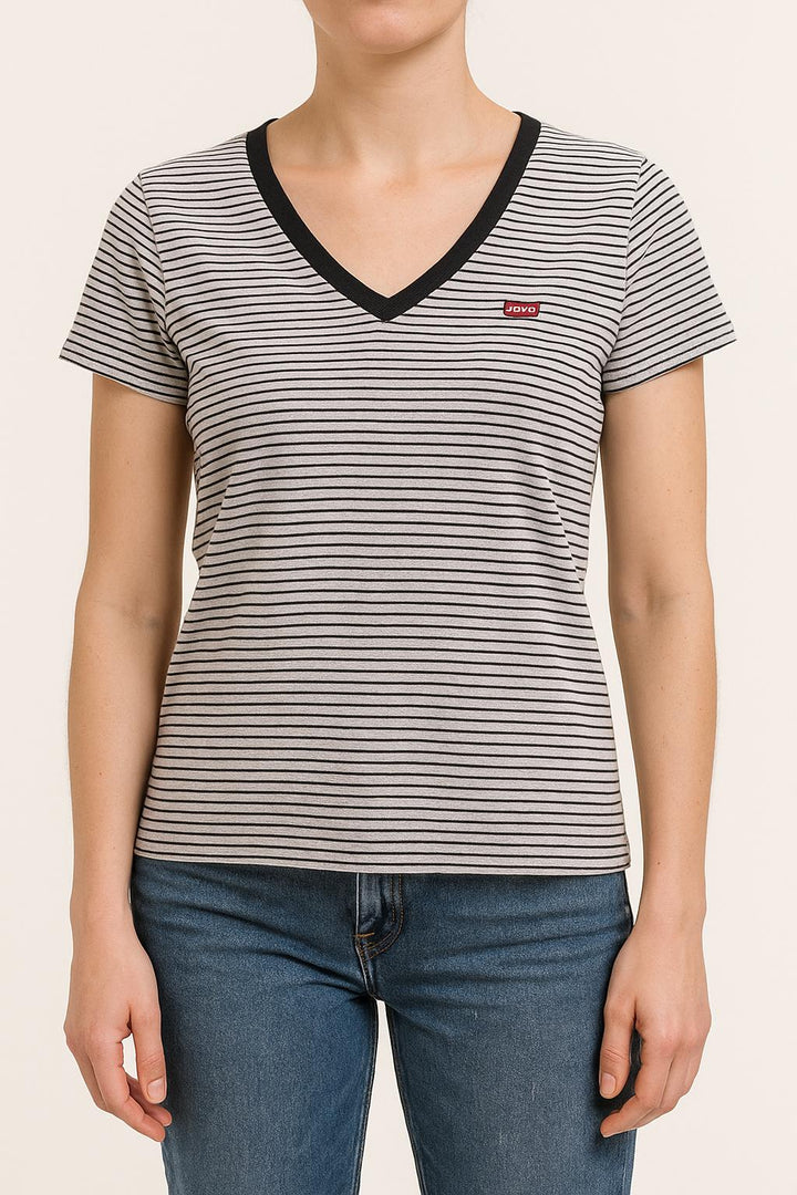 Tee-shirt Blanc et Noir - Taille M/38 de la marque Levi's | PARAD51496 - Vendu par Paradigme - Image 1