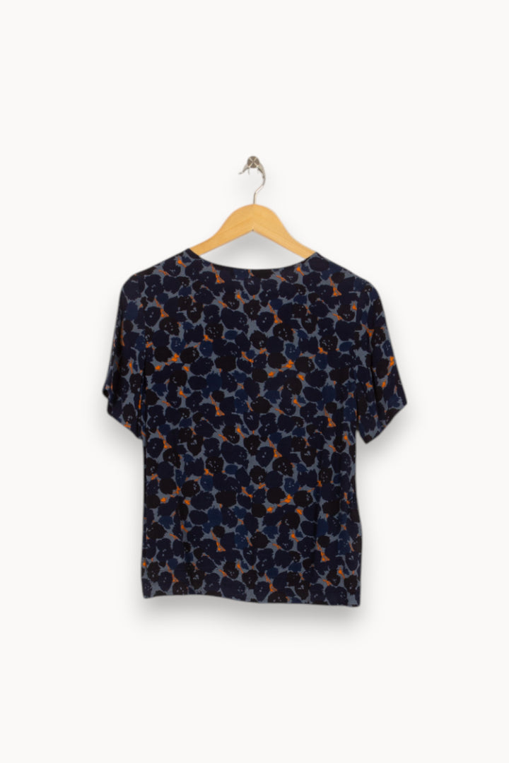 Blouse Bleue et Orange - Taille XS/34 de la marque Comptoir des Cotonniers | PARAD51499 - Vendu par Paradigme - Image 4