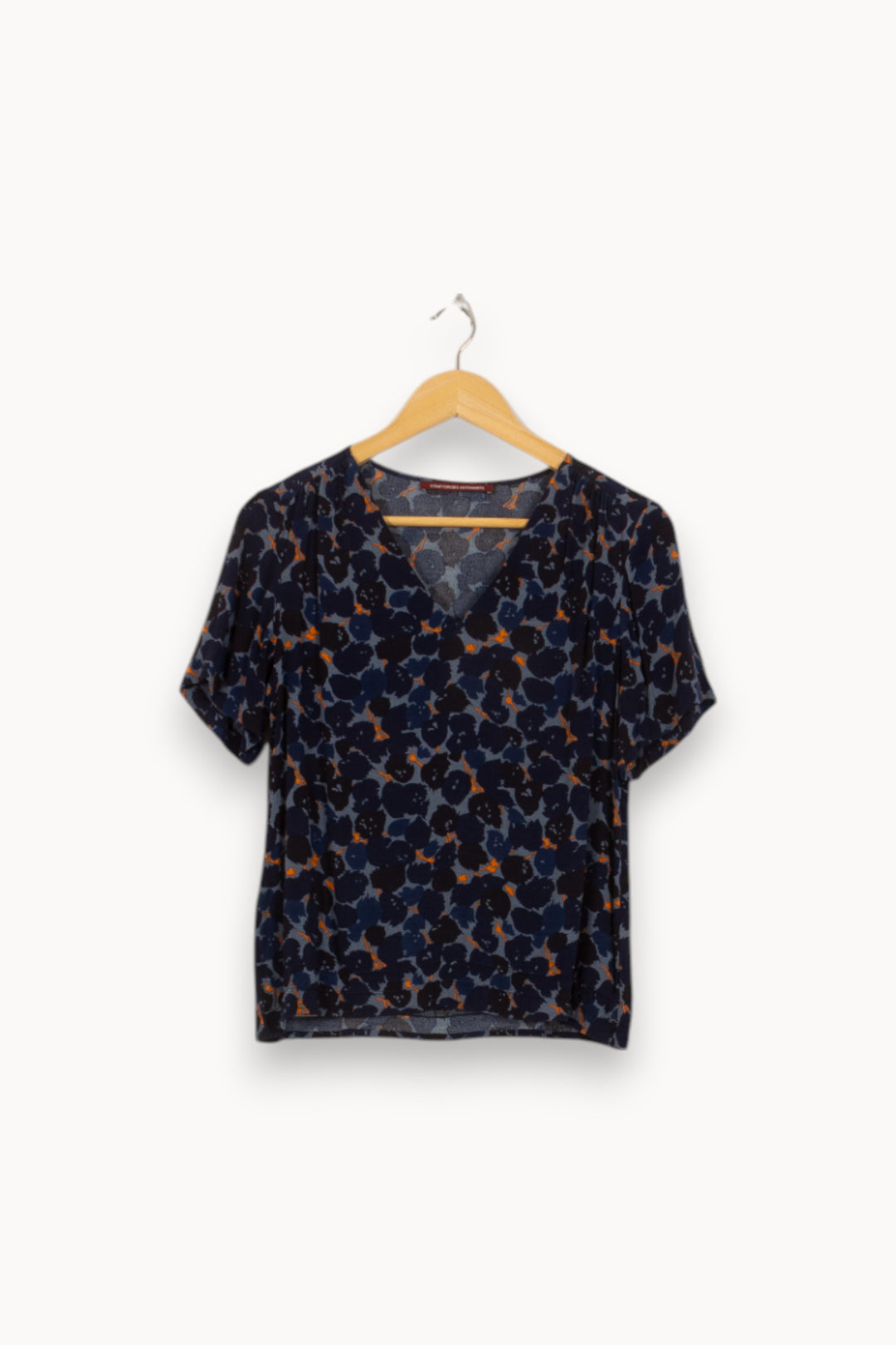 Blouse Bleue et Orange - Taille XS/34 de la marque Comptoir des Cotonniers | PARAD51499 - Vendu par Paradigme - Image 2