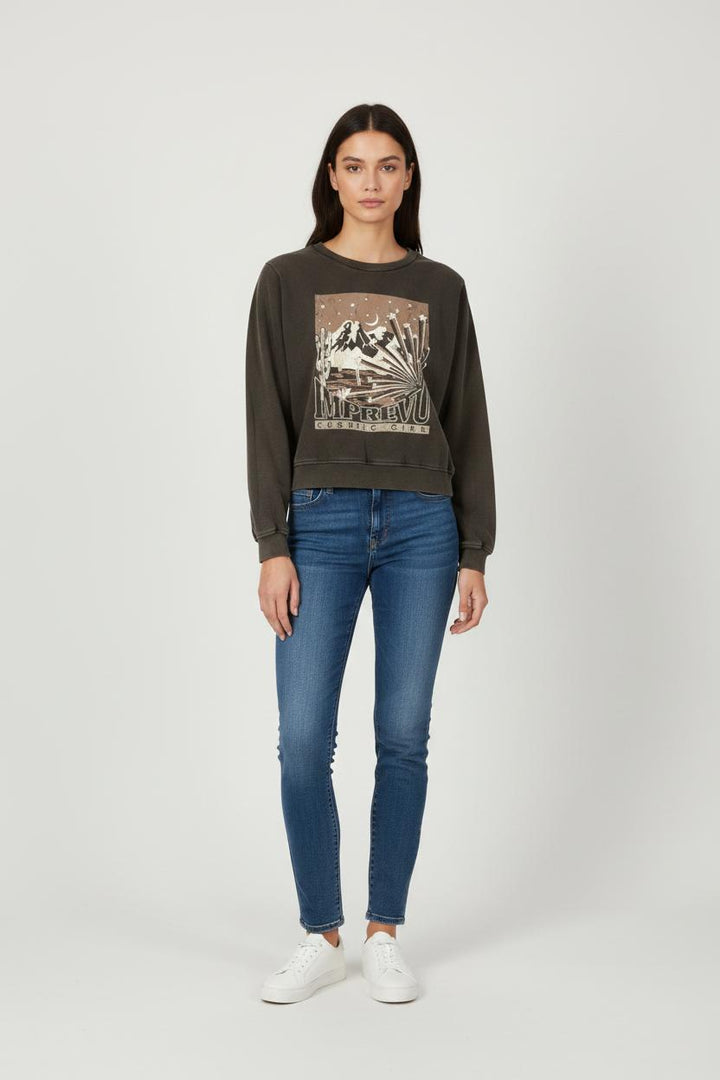 Sweatshirt Noir - Taille XS/34