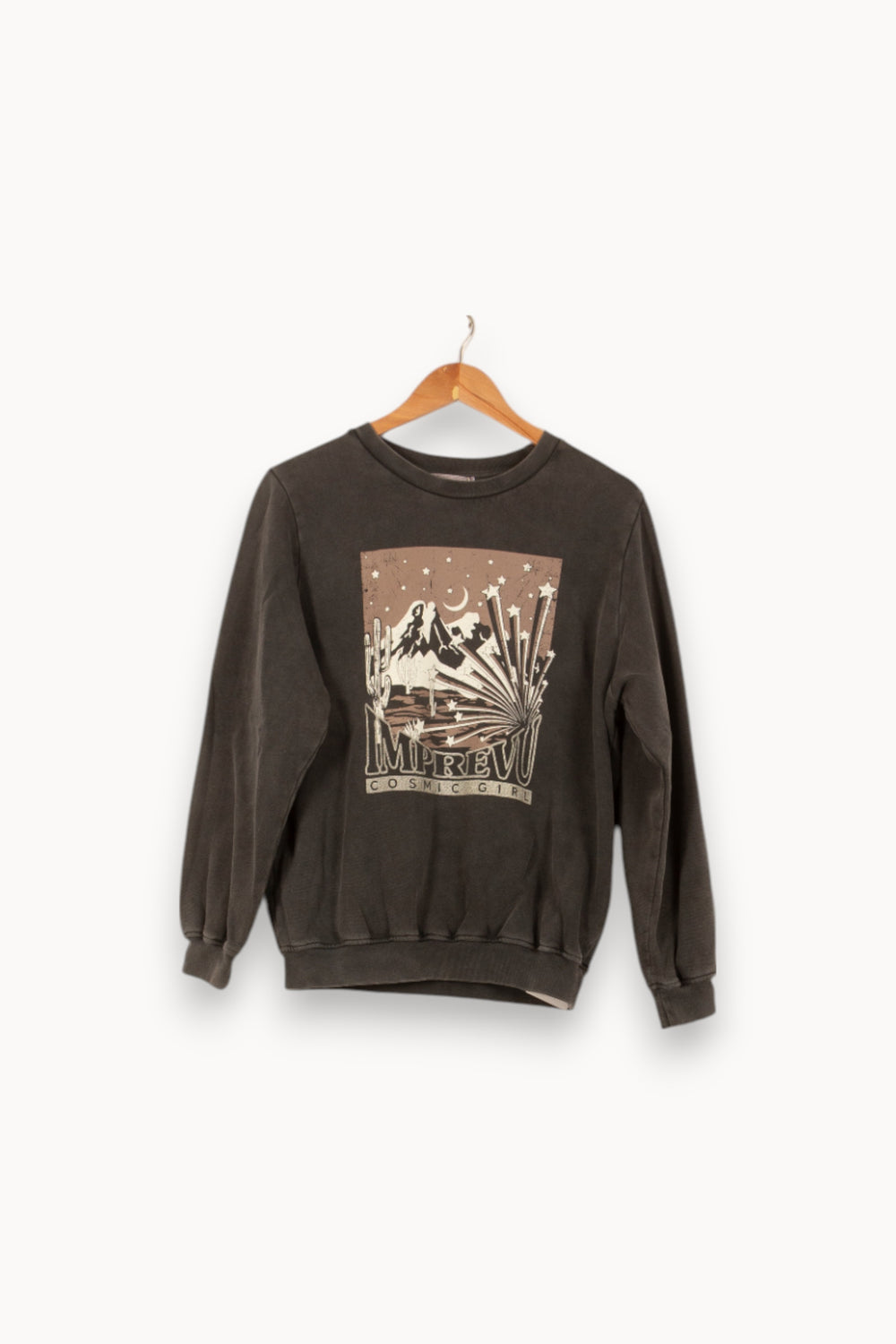 Sweatshirt Noir - Taille XS/34 de la marque Imprevu | PARAD51516 - Vendu par Paradigme - Image 2