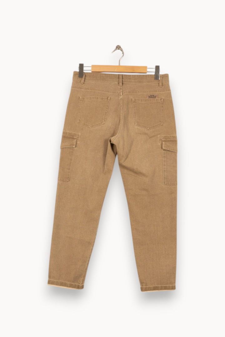 Pantalon Cargo Beige - Taille L/40 de la marque IKKS | PARAD51549 - Vendu par Paradigme - Image 4