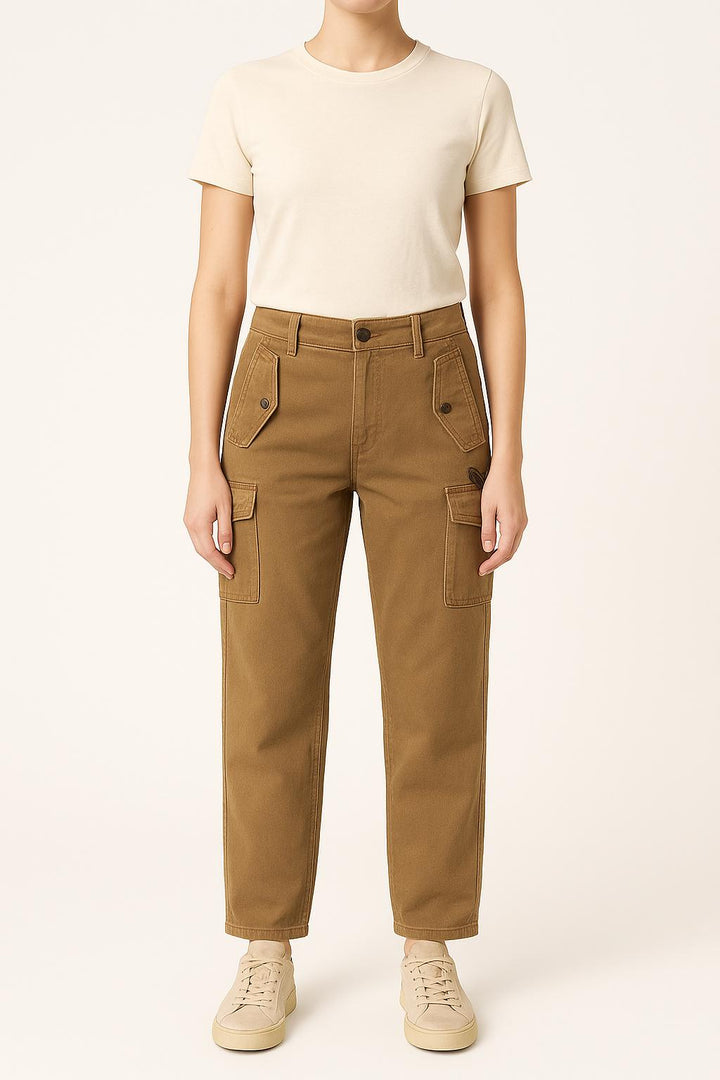Pantalon Cargo Beige - Taille L/40 de la marque IKKS | PARAD51549 - Vendu par Paradigme - Image 1