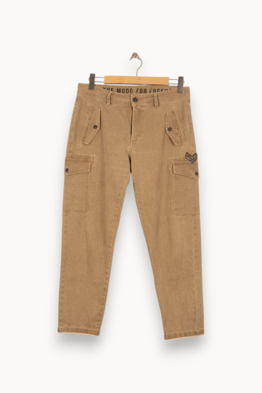 Pantalon Cargo Beige - Taille L/40 de la marque IKKS | PARAD51549 - Vendu par Paradigme - Image 2