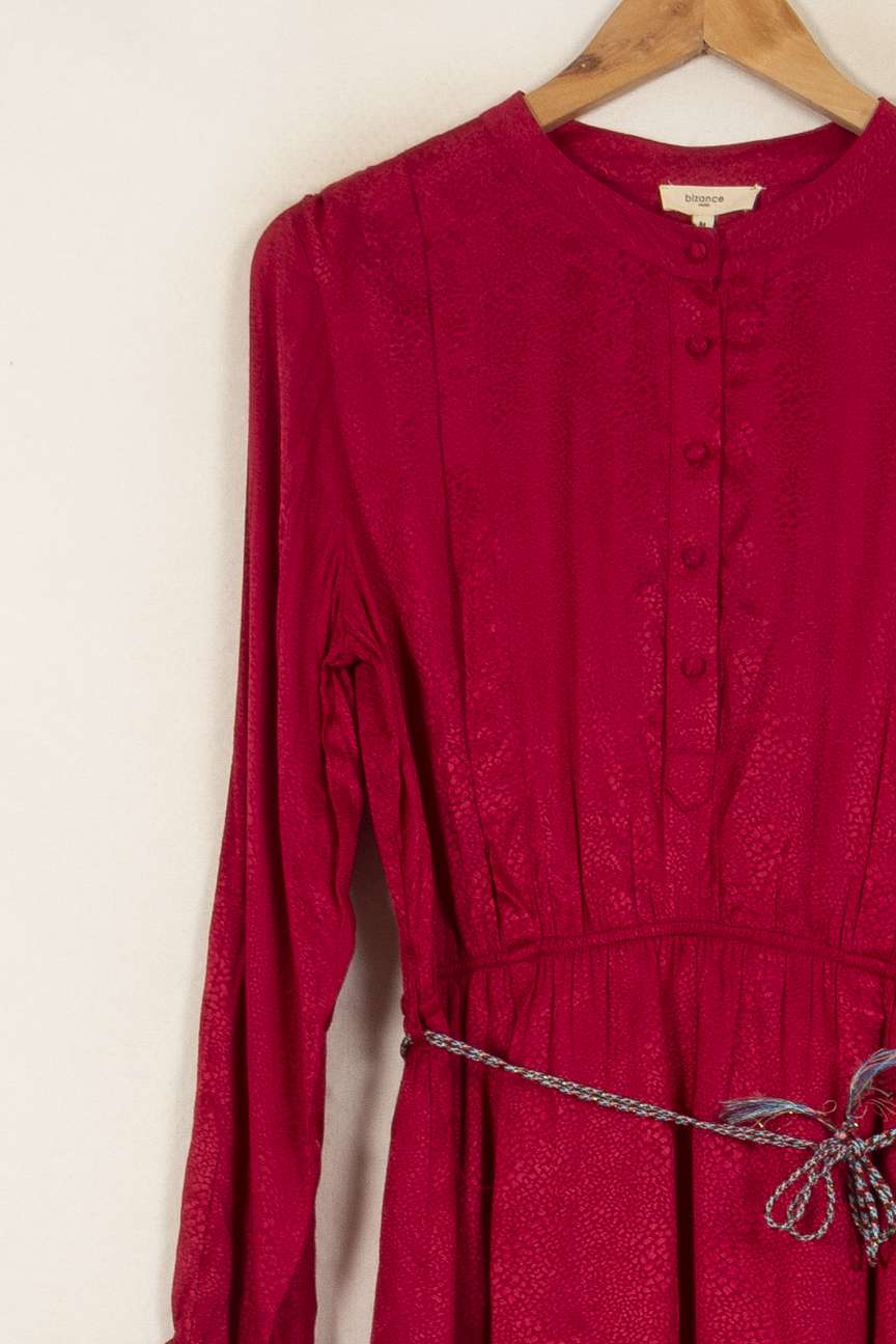 Robe Midi Rouge - Taille M/38 de la marque Valentine Gauthier | PARAD51551 - Vendu par Paradigme - Image 3