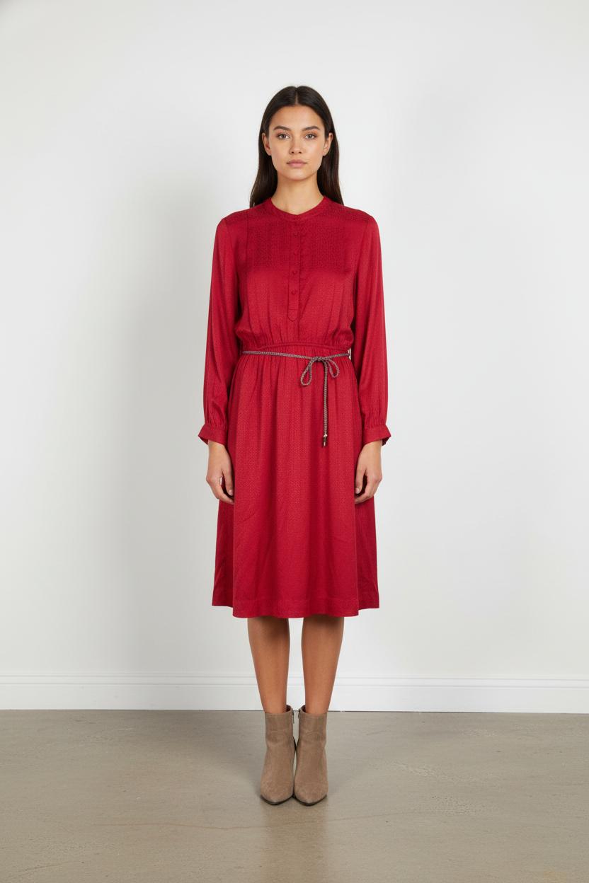 Robe Midi Rouge - Taille M/38