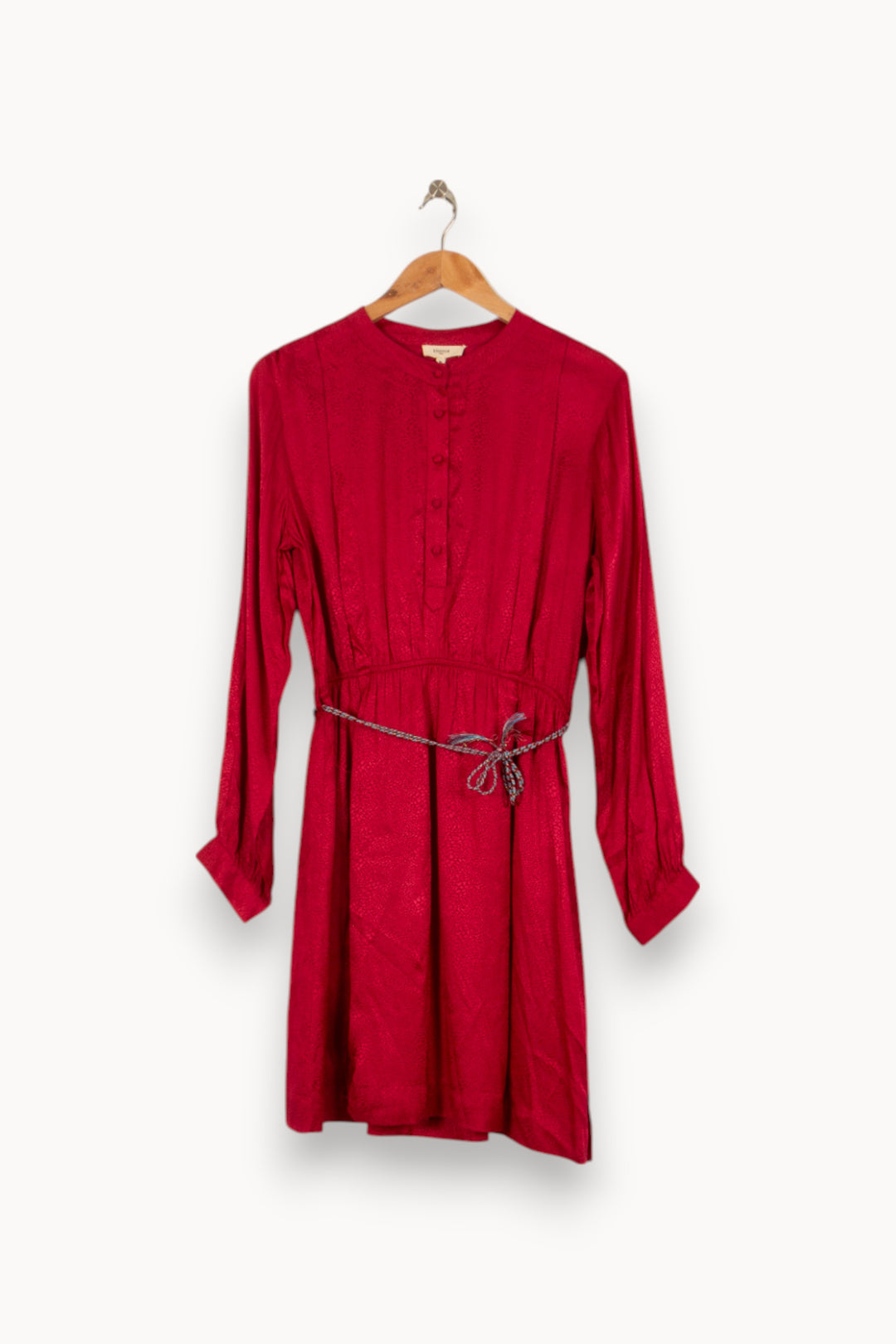 Robe Midi Rouge - Taille M/38 de la marque Valentine Gauthier | PARAD51551 - Vendu par Paradigme - Image 2