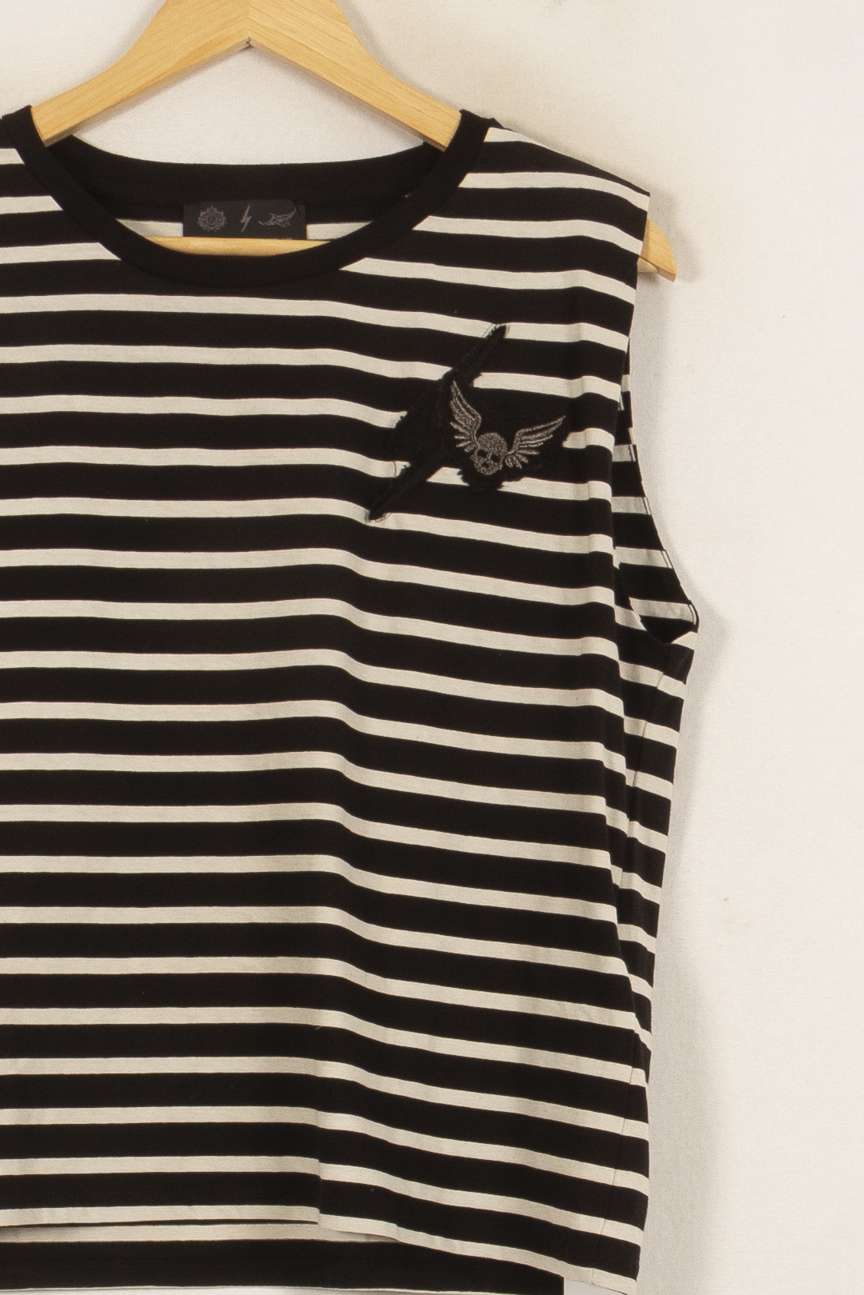 Débardeur Noir et Blanc - Taille M/38 de la marque IKKS | PARAD51553 - Vendu par Paradigme - Image 3