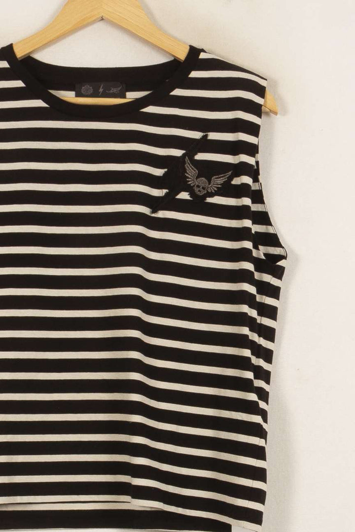 Débardeur Noir et Blanc - Taille M/38 de la marque IKKS | PARAD51553 - Vendu par Paradigme - Image 7