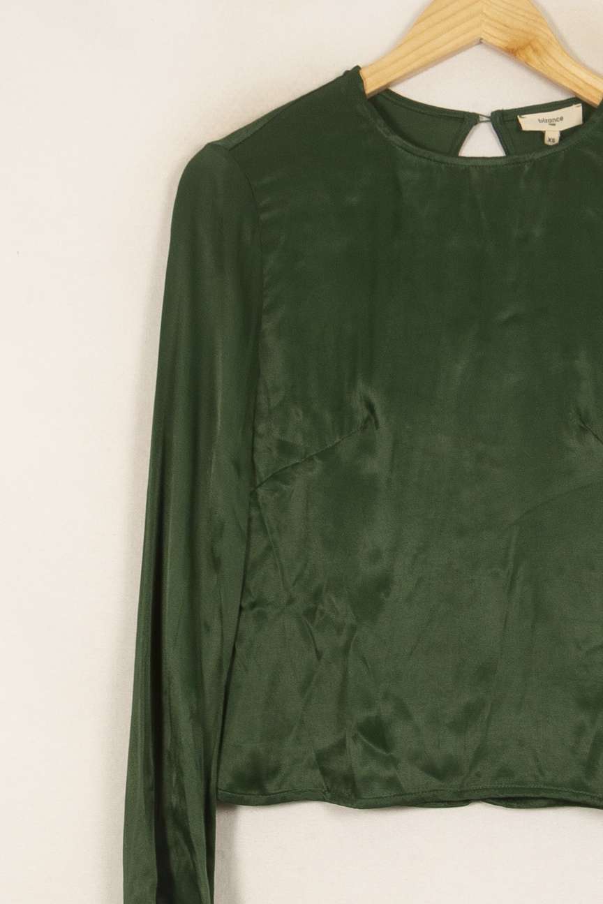 Blouse Verte - Taille XS/34 de la marque Bizance | PARAD51554 - Vendu par Paradigme - Image 3