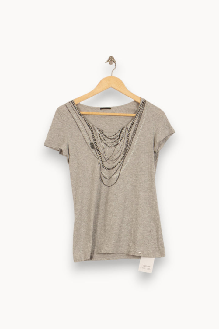 Tee-shirt Gris - Taille XL/42 de la marque IKKS | PARAD51556 - Vendu par Paradigme - Image 2