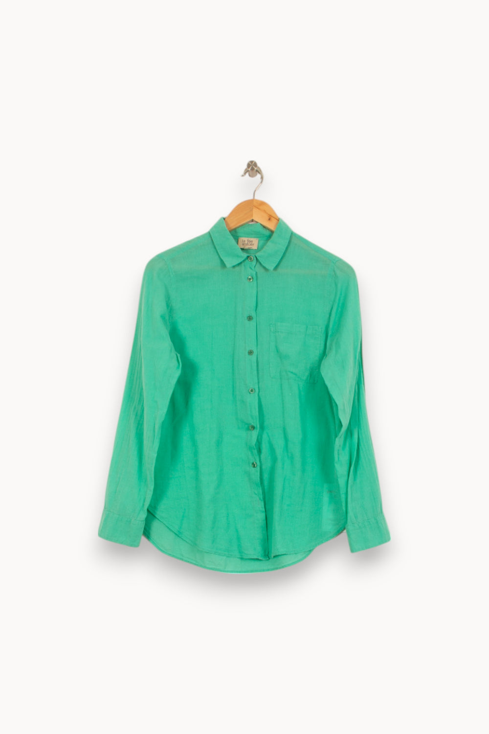 Chemise Verte - Taille M/38 de la marque La Fée Maraboutée | PARAD51560 - Vendu par Paradigme - Image 2
