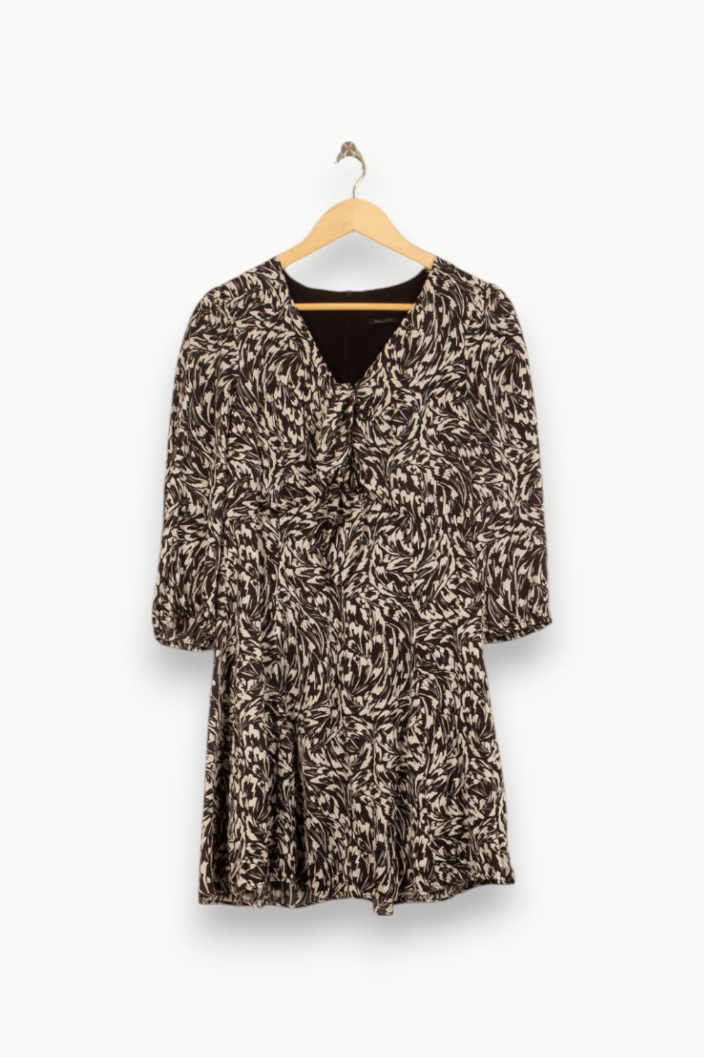 Robe Courte Noire et Blanche - Taille L/40 de la marque IKKS | PARAD51561 - Vendu par Paradigme - Image 2