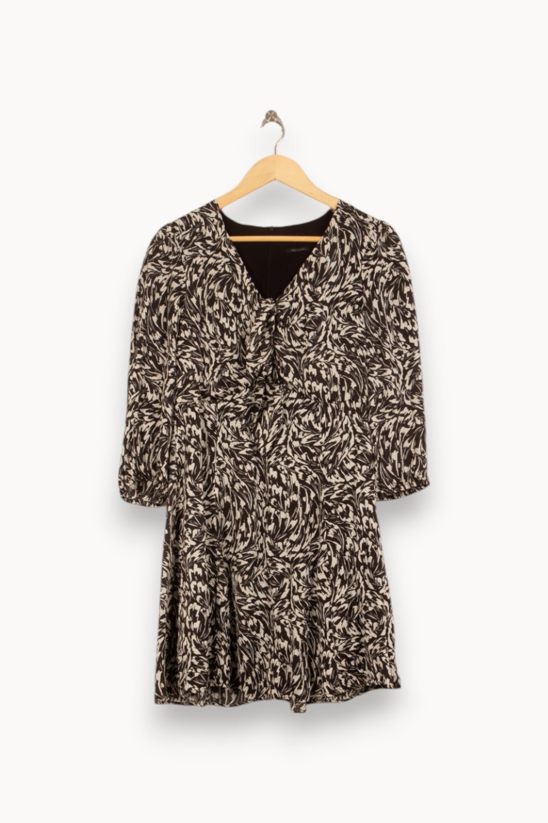 Robe Courte Noire et Blanche - Taille L/40 de la marque IKKS | PARAD51561 - Vendu par Paradigme - Image 2