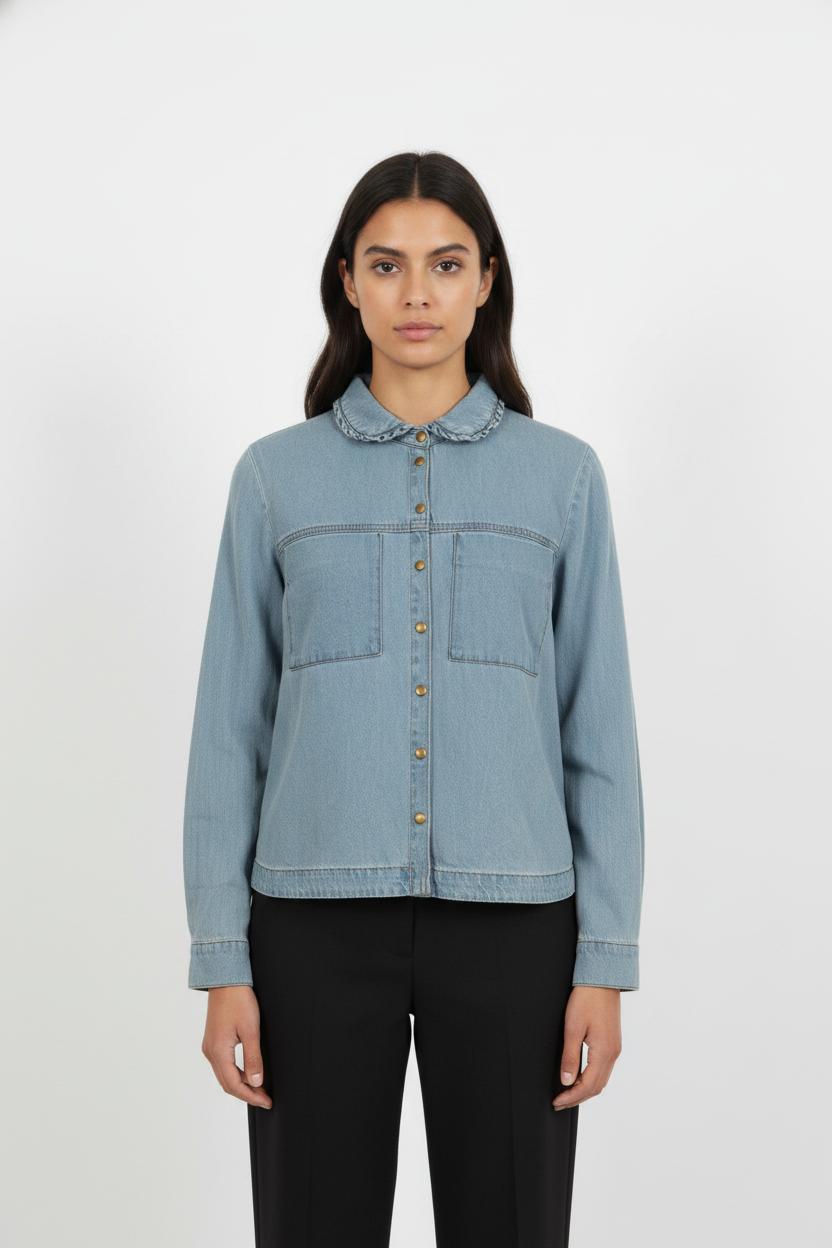 Veste en Jean Bleue - Taille XL/42