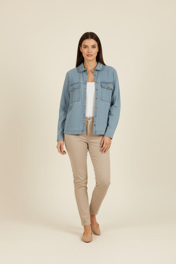 Veste en Jean Bleue - Taille XL/42 de la marque I.Code | PARAD51564 - Vendu par Paradigme - Image 1