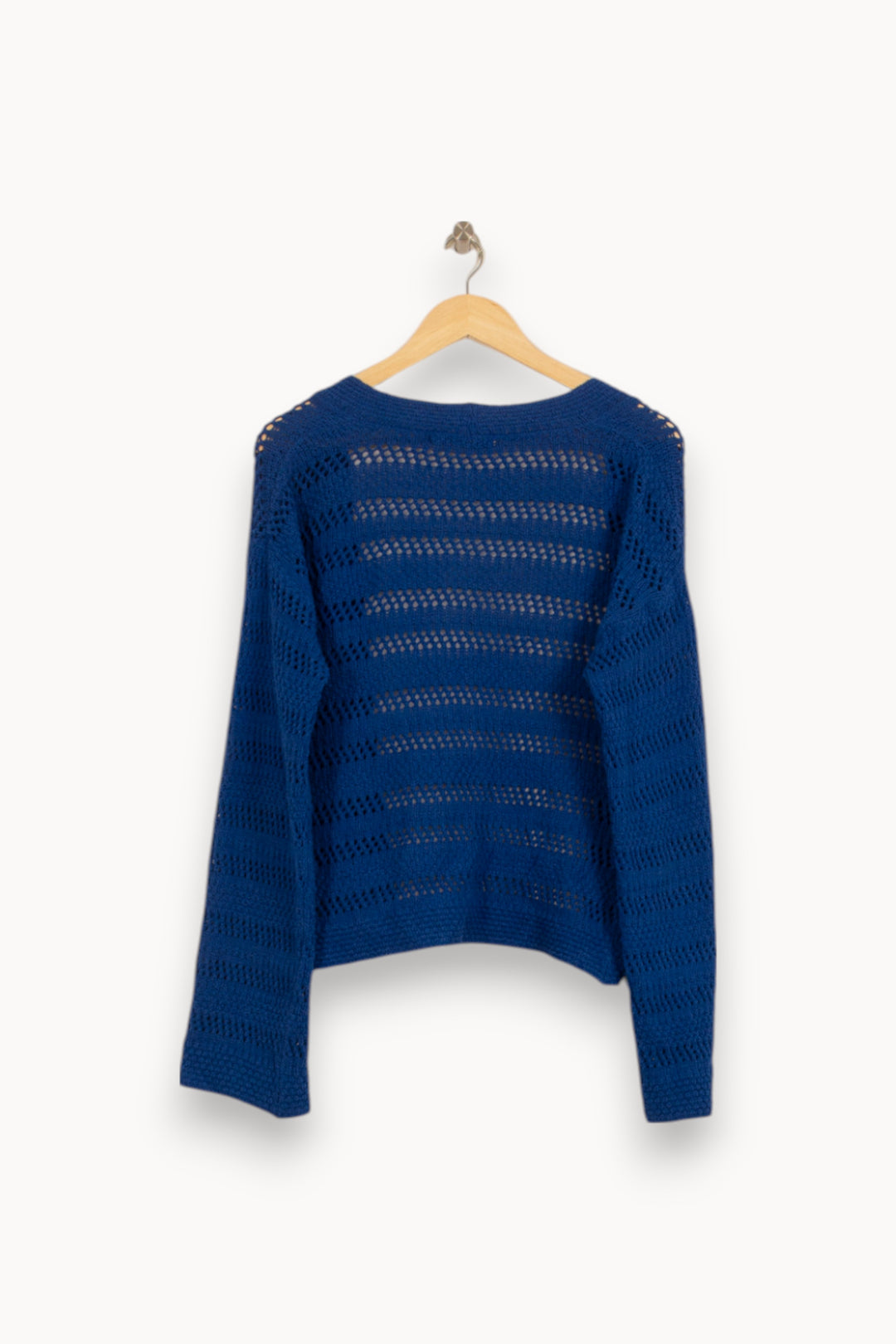 Cardigan Bleu - Taille S/36 de la marque La Fée Maraboutée | PARAD51565 - Vendu par Paradigme - Image 4