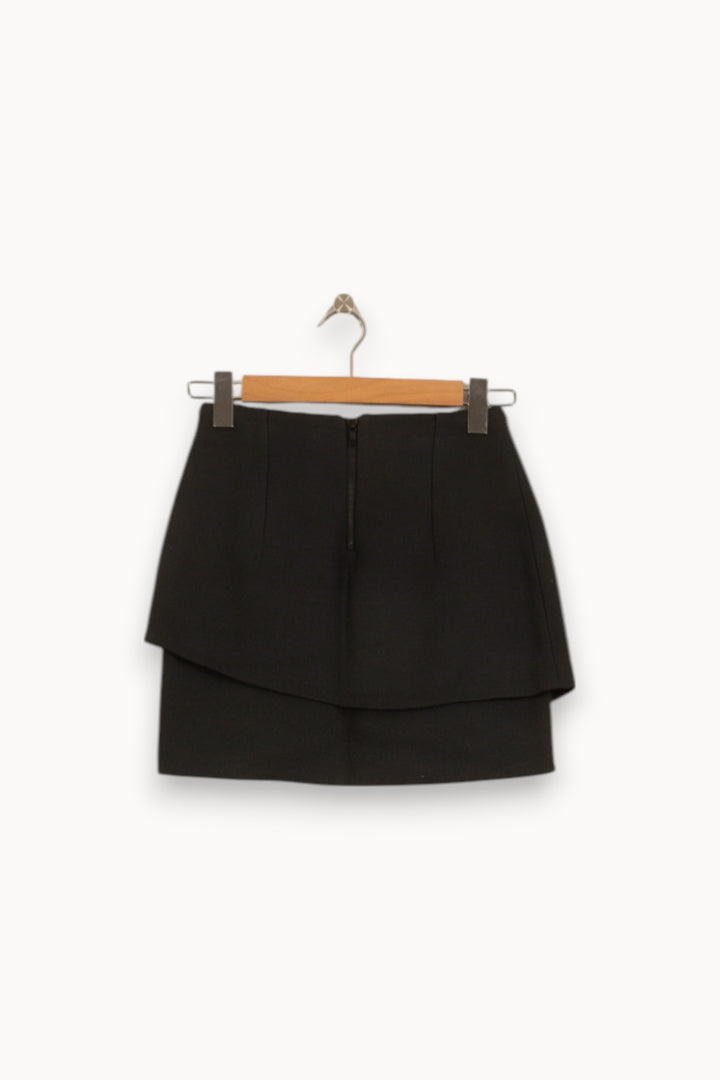 Jupe Courte Noire - Taille S/36 de la marque The Kooples | PARAD51573 - Vendu par Paradigme - Image 4