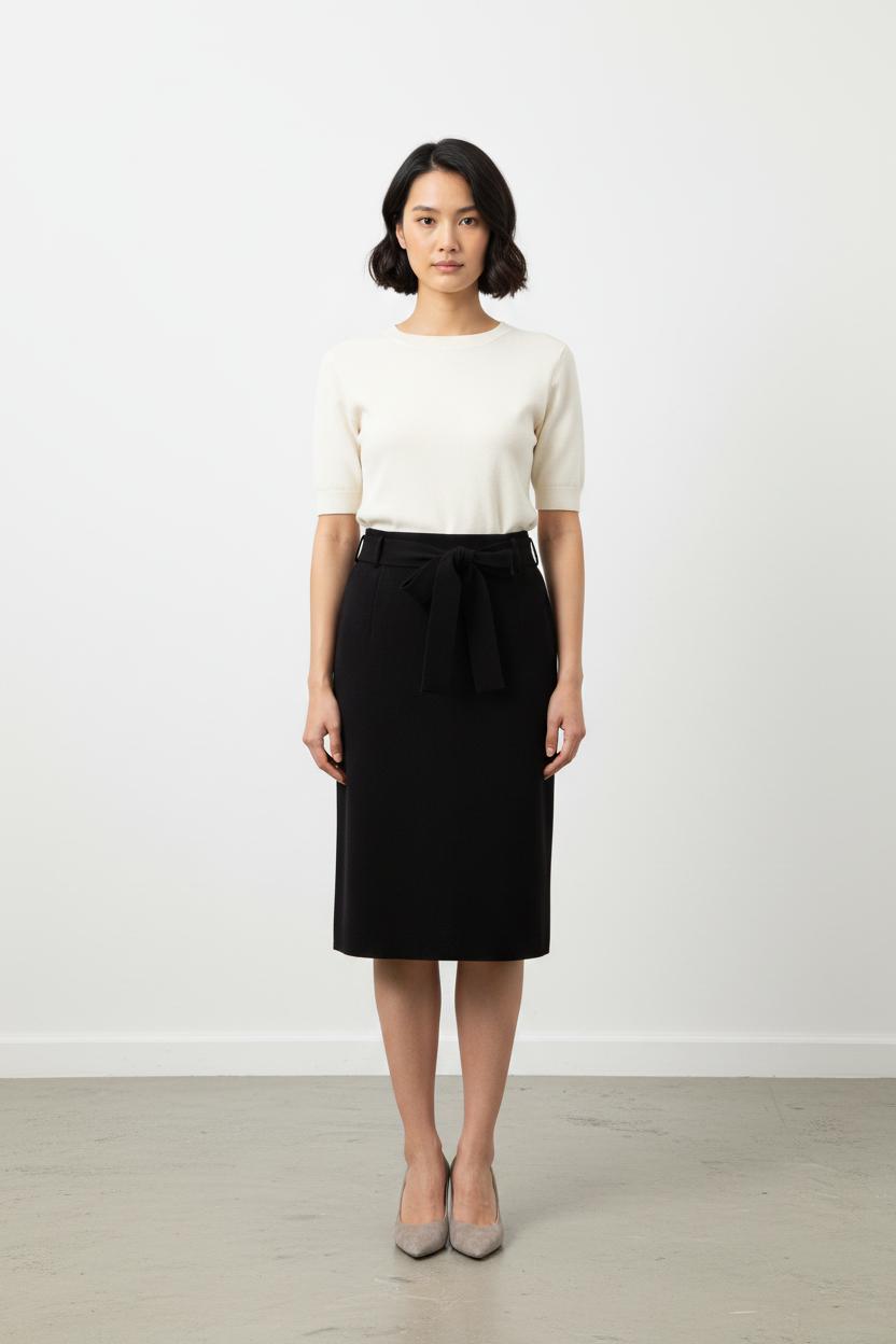 Jupe Crayon Noire - Taille XS/34