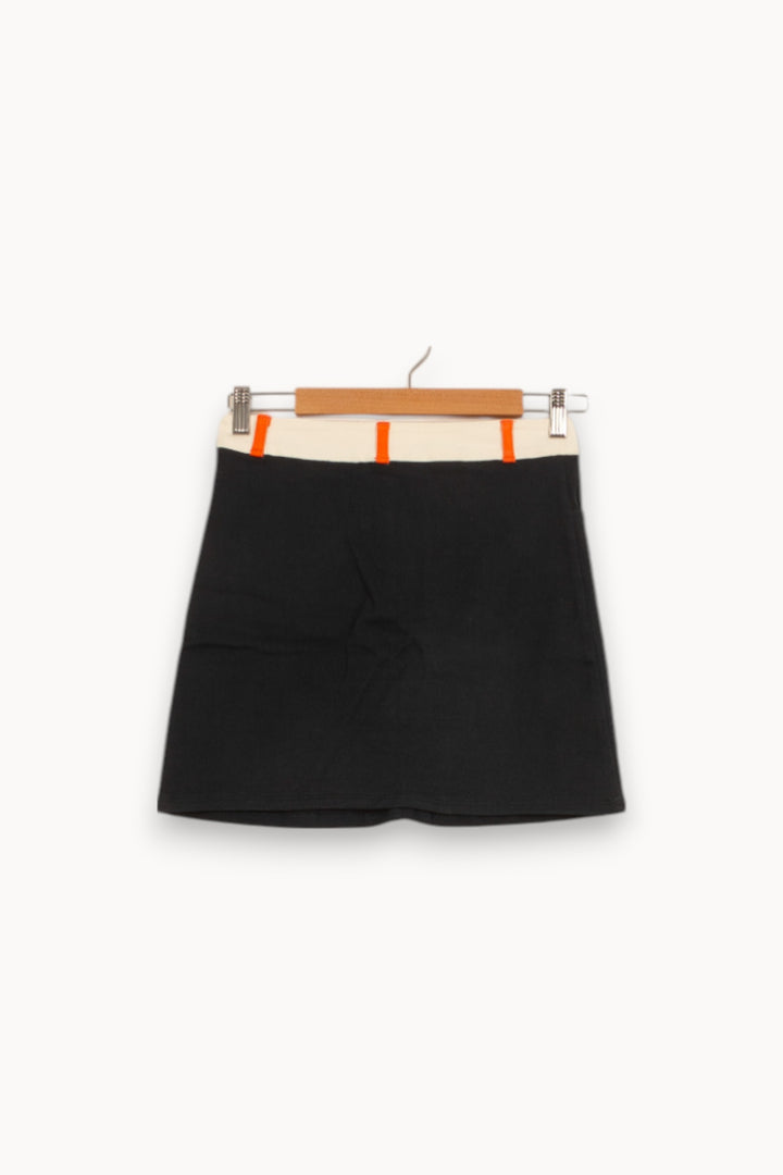 Jupe Courte Noire et Blanche - Taille XS/34 de la marque Marie Sixtine | PARAD51578 - Vendu par Paradigme - Image 4