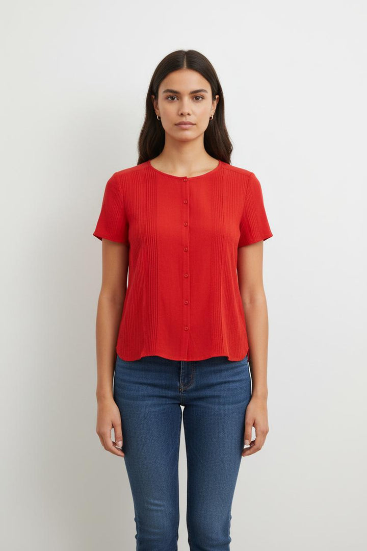 Blouse Rouge - Taille XS/34