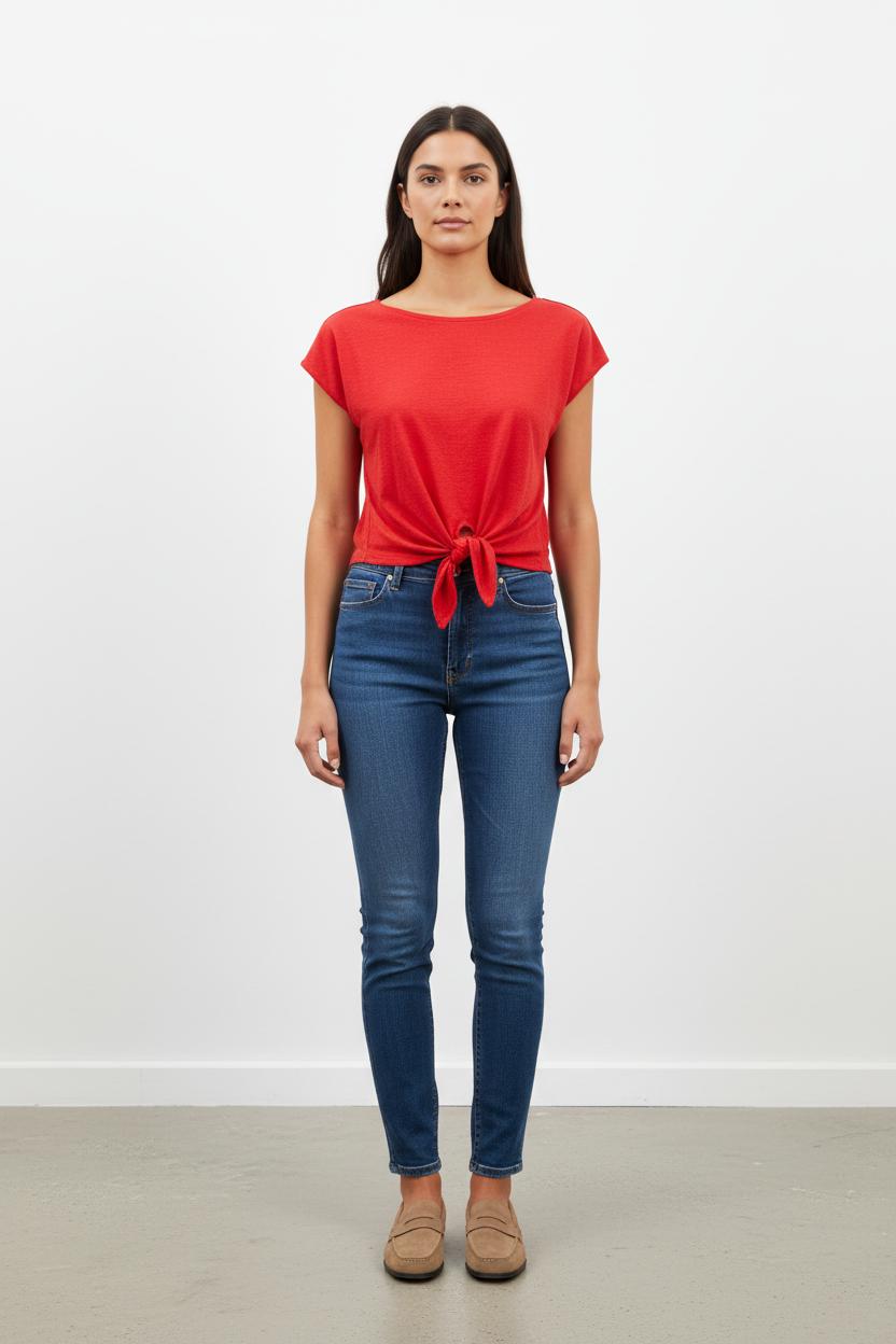 Tee-shirt Rouge - Taille XS/34