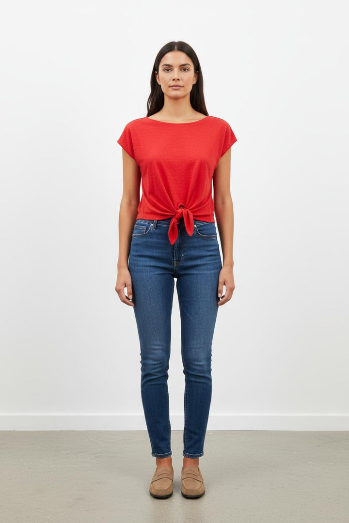 Tee-shirt Rouge - Taille XS/34