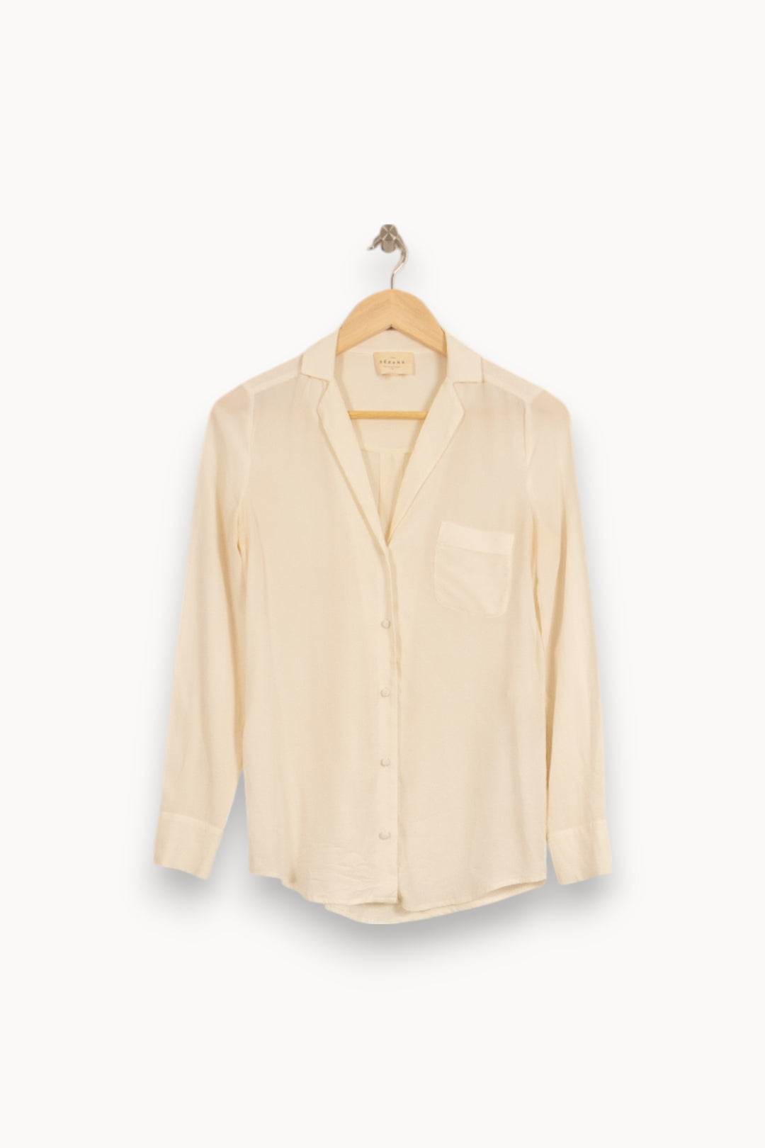 Chemise Blanche - Taille XXS/32 de la marque Sézane | PARAD51589 - Vendu par Paradigme - Image 2