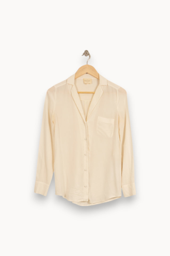 Chemise Blanche - Taille XXS/32 de la marque Sézane | PARAD51589 - Vendu par Paradigme - Image 2