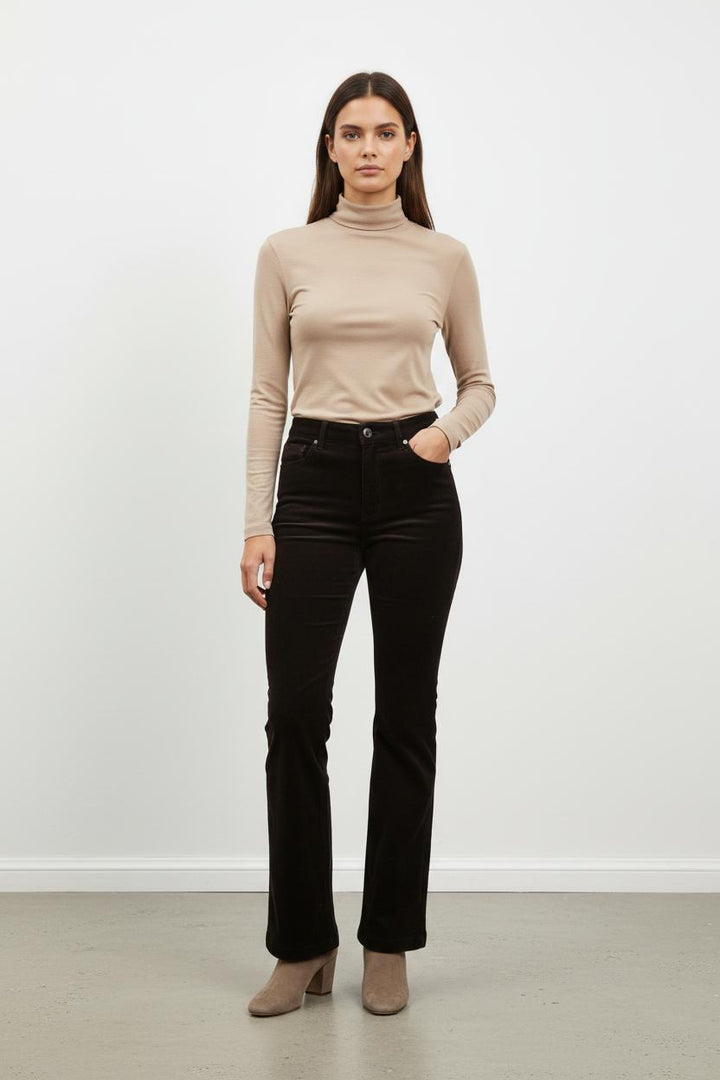 Pantalon Évasé Noir - Taille XS/34