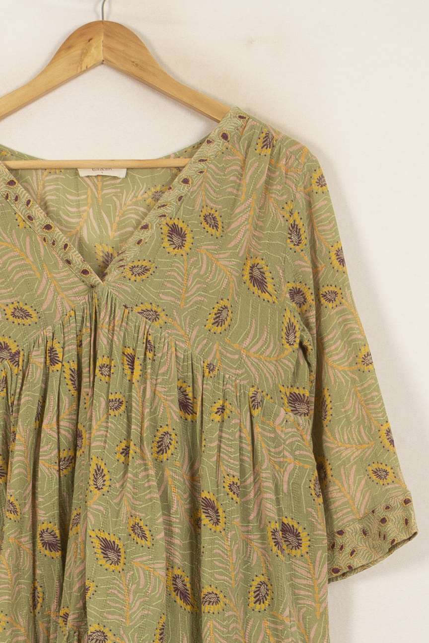 Robe Courte Verte - Taille S/36 de la marque ba&sh | PARAD51591 - Vendu par Paradigme - Image 3