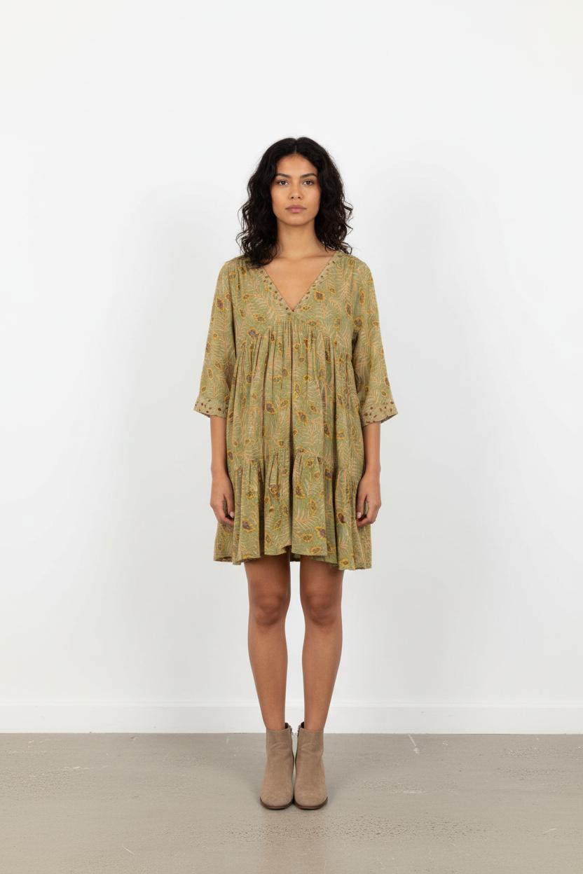 Robe Courte Verte - Taille S/36
