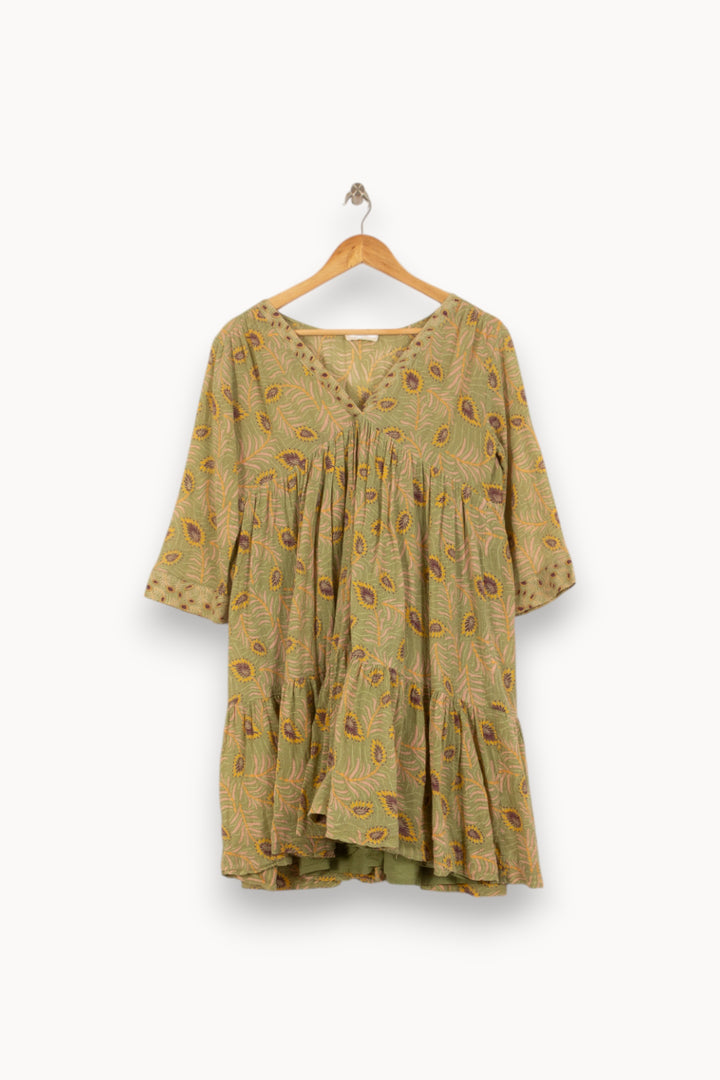 Robe Courte Verte - Taille S/36 de la marque ba&sh | PARAD51591 - Vendu par Paradigme - Image 2