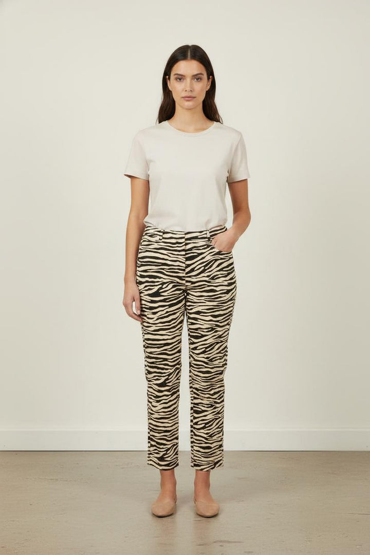 Pantalon Zébré Noir et Blanc - Taille XL/42