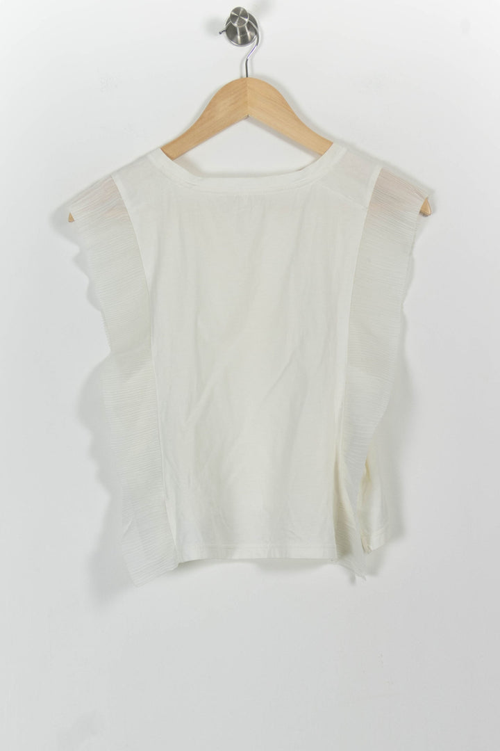 Top Blanc - Taille M/38 de la marque Maje | PARAD51593 - Vendu par Paradigme - Image 4