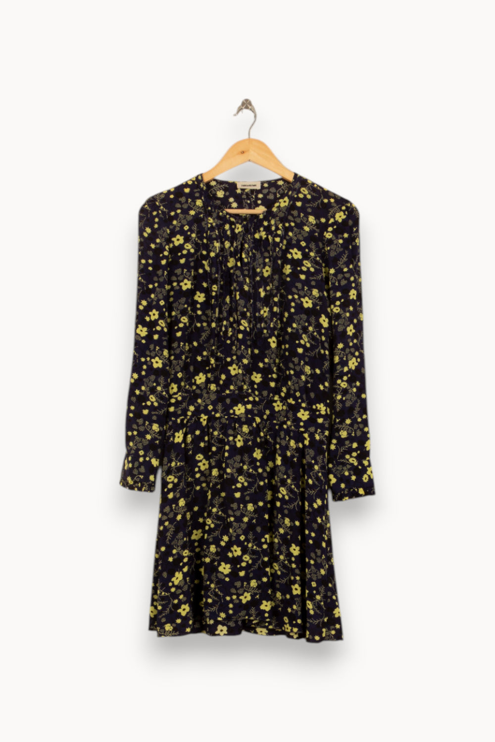 Robe Fleurie Bleu et Jaune - Taille S/36 de la marque Zadig&Voltaire | PARAD51597 - Vendu par Paradigme - Image 2