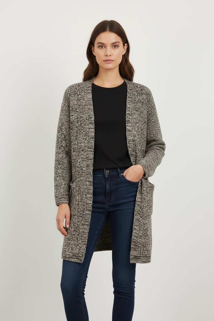 Cardigan Gris et Noir - Taille S/36